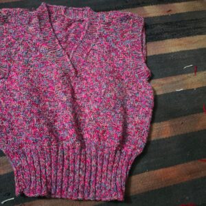 🧶 Hand-Knitted Ladies Sleeveless Sweater